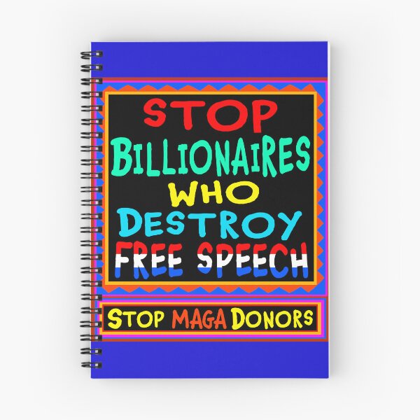 Item preview, Stop Billionaires Who Destroy Free Speech designed and sold by ESPRIT MYSTIQUE.