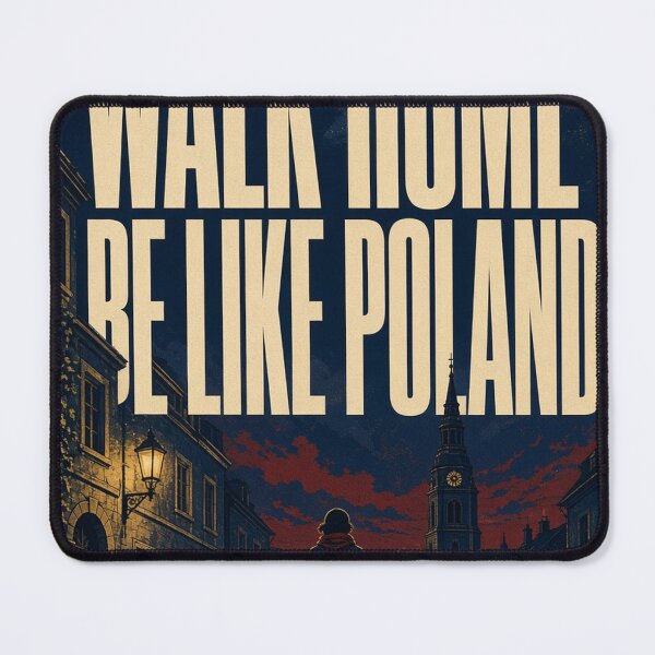 Item preview, Be Like Poland Walk Home Night Print designed and sold by The Freedom Forge.