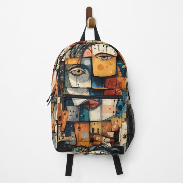 Item preview, Abstract Cubist Face Pattern - Avant-Garde Modern designed and sold by AOCollections.