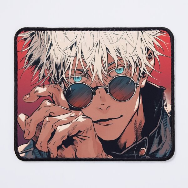 Item preview, Gojo Satoru Sunglasses Smirk – Jujutsu Kaisen Art designed and sold by frantuliuss.