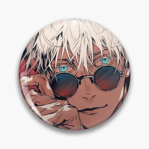 Item preview, Gojo Satoru Sunglasses Smirk – Jujutsu Kaisen Art designed and sold by frantuliuss.