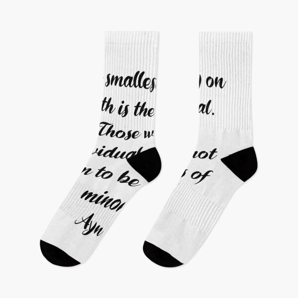 Item preview, The Smallest Minority Is the Individual - Ayn Rand Quote designed and sold by 4ever-Undaunted.