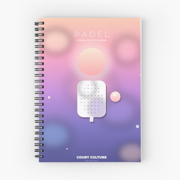Item preview, Padel Dreamscape Surreal Gradient Poster designed and sold by CourtCultureHQ.