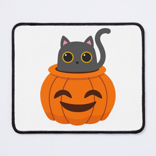 Item preview, Cute Black Cat Inside Spooky Halloween Pumpkin designed and sold by MayartLab.