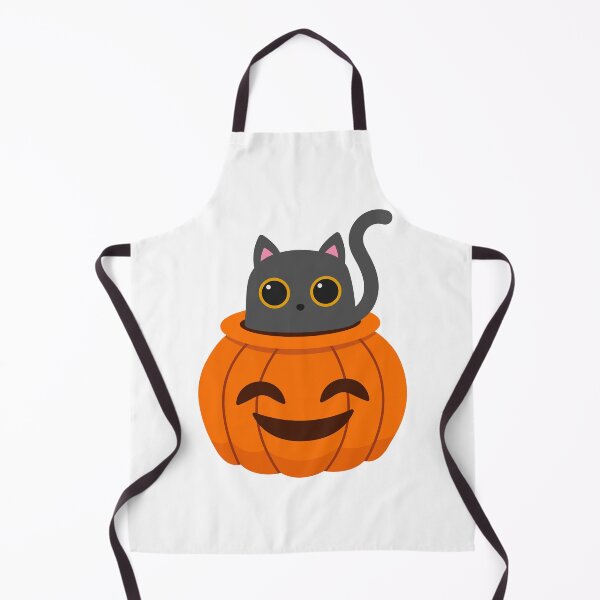 Item preview, Cute Black Cat Inside Spooky Halloween Pumpkin designed and sold by MayartLab.