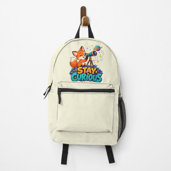 Item preview, Stay Curious Cute Fox Telescope Space designed and sold by MH Digital Studio .