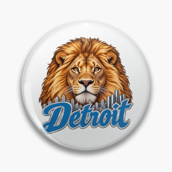 Item preview, Detroit Lion Skyline Football Sports Pride designed and sold by BakersTees.