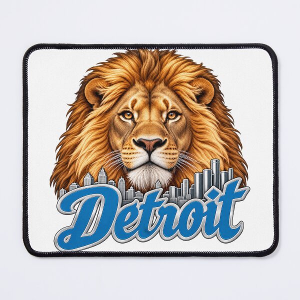 Item preview, Detroit Lion Skyline Football Sports Pride designed and sold by BakersTees.