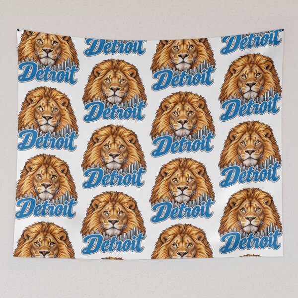 Item preview, Detroit Lion Skyline Football Sports Pride designed and sold by BakersTees.