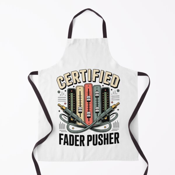 Item preview, Certified Fader Pusher - Funny Sound Engineer designed and sold by HappyDelights.