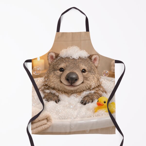 Item preview, Wombat Bathtub Bubble Bliss designed and sold by Sillytoe.