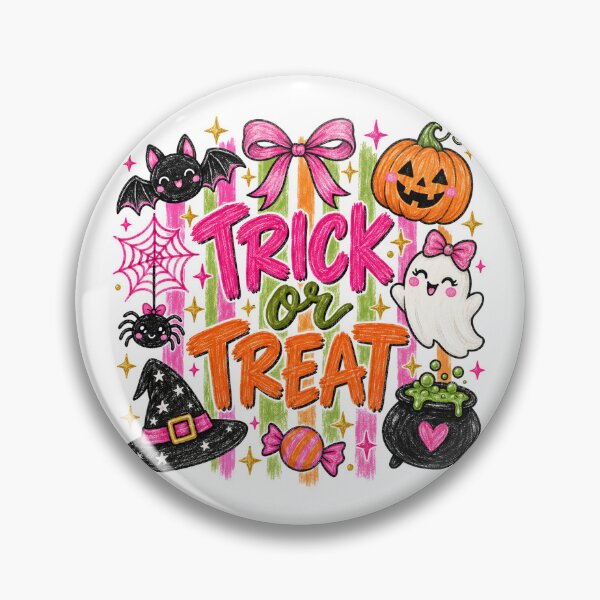 Item preview, Girly Trick or Treat – Pink Coquette Halloween Ghost & Bows designed and sold by Travelslightly.