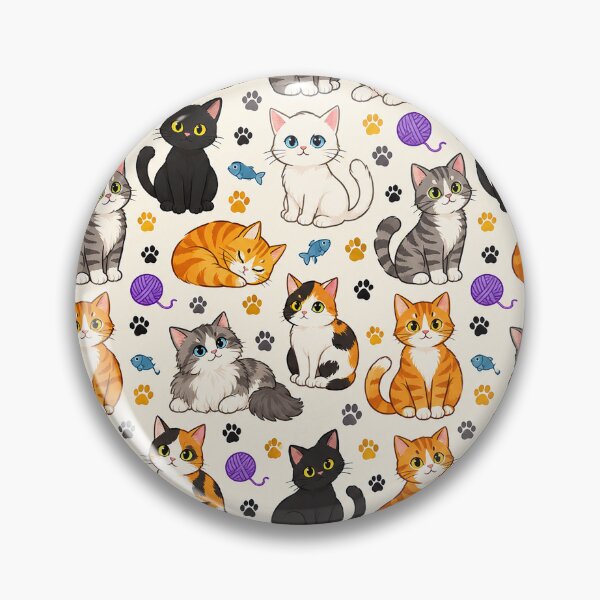 Item preview, Cute Cartoon Cats designed and sold by GraphicAllusion.