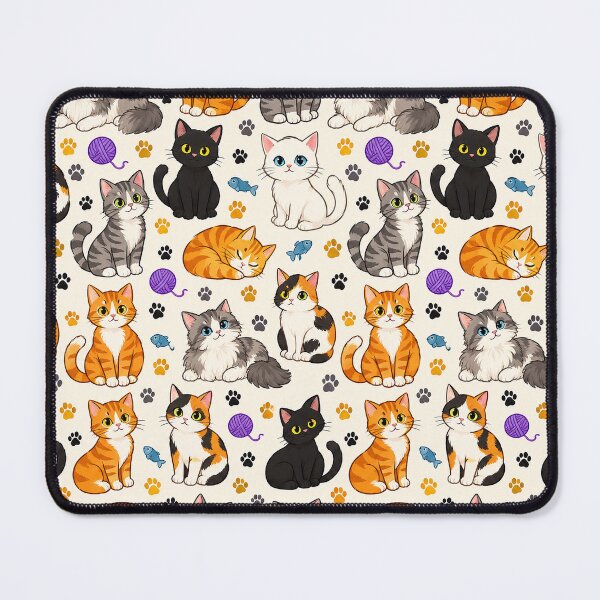 Item preview, Cute Cartoon Cats designed and sold by GraphicAllusion.