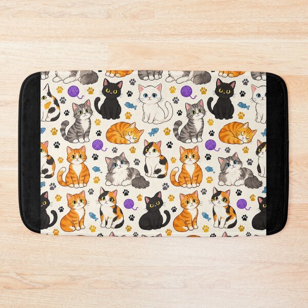 Item preview, Cute Cartoon Cats designed and sold by GraphicAllusion.
