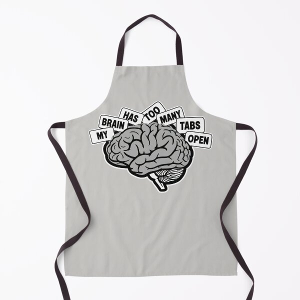 Item preview, My Brain Has Too Many Tabs Open AuDHD Neurodivergent Humor designed and sold by QuirkyGuacamole.