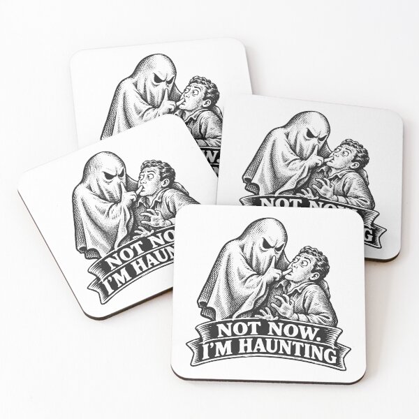 Item preview, Not Now. I’m Haunting. designed and sold by VelvetRoom.
