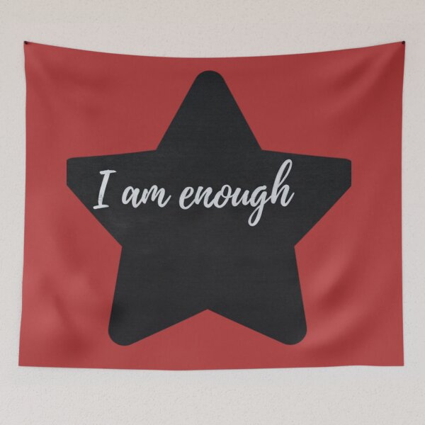 Item preview, I am enough  designed and sold by Unique designs for all ages.