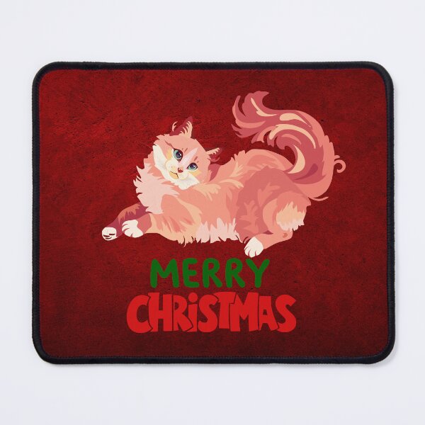 Item preview, Cute Maine Coon Cat Merry Christmas Holiday Art designed and sold by stormk10.