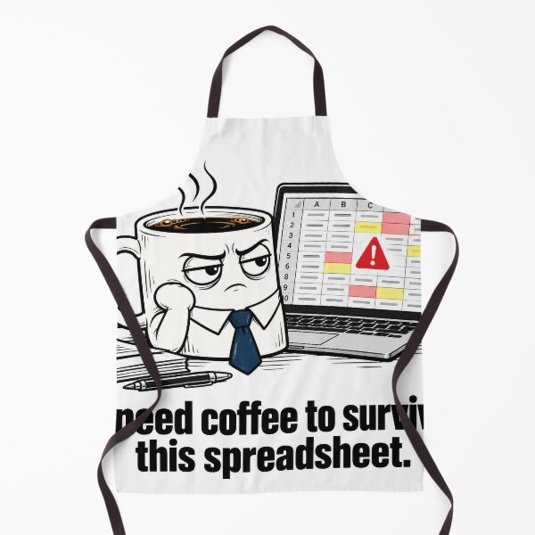 Item preview, Coffee to Survive This Spreadsheet designed and sold by The-Library.