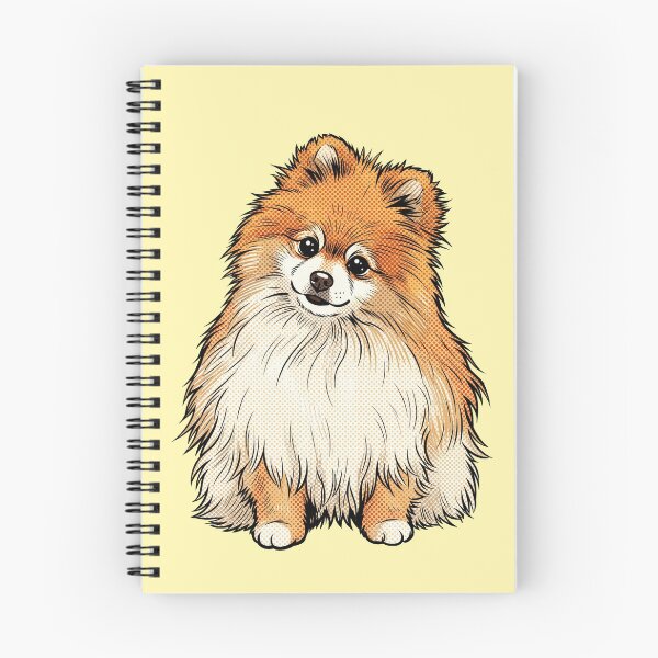 Item preview, Pop Art Pomeranian Dog Comic Halftone Illustration designed and sold by Terry Bain.