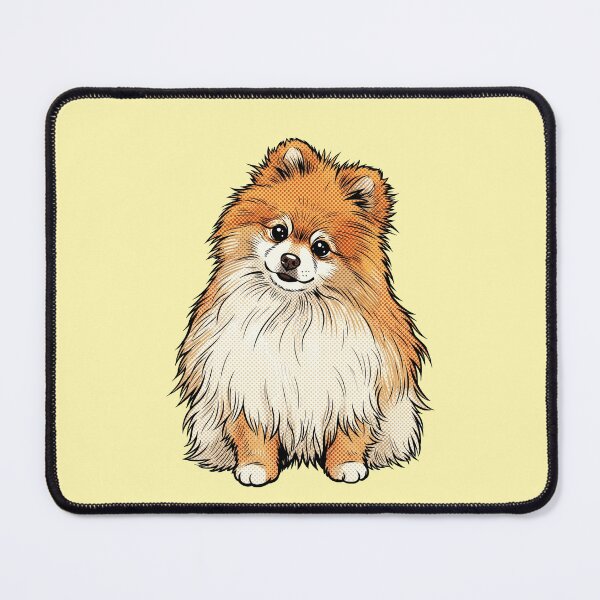 Item preview, Pop Art Pomeranian Dog Comic Halftone Illustration designed and sold by Terry Bain.
