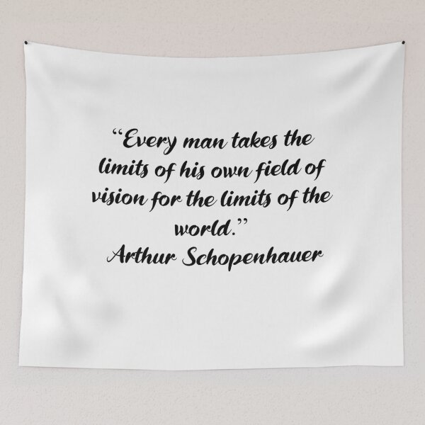 Item preview, The Limits of Your Field of Vision - Schopenhauer Quote designed and sold by 4ever-Undaunted.