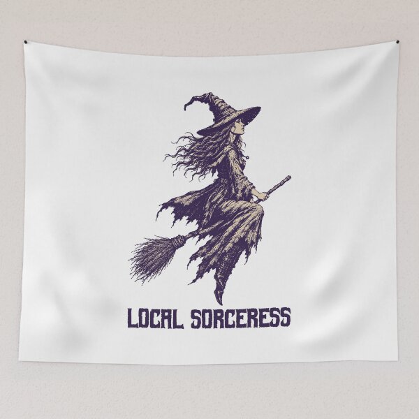 Item preview, Local Sorceress – Funny Witch Design designed and sold by xndrlab.