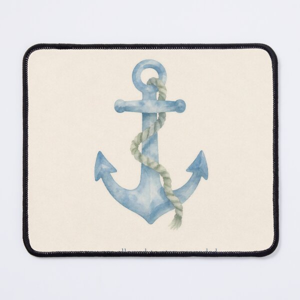 Item preview, Stay Grounded Anchor Illustration | Mental Health Wall Art designed and sold by FixationStudio.
