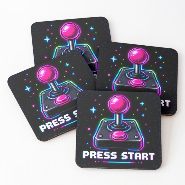 Item preview, Press Start Retro Arcade Joystick designed and sold by The-Library.