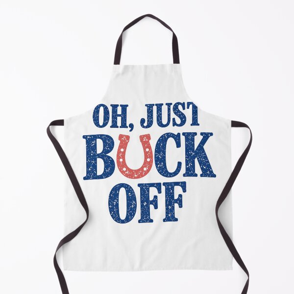 Item preview, Oh Just Buck Off Funny Equestrian Horseshoe designed and sold by justinhmorton.