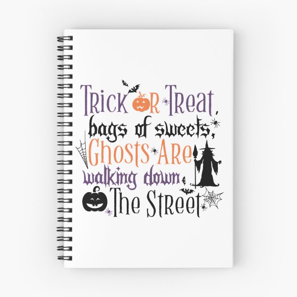 Item preview, Trick or Treat Halloween Gothic Typography designed and sold by Travelslightly.