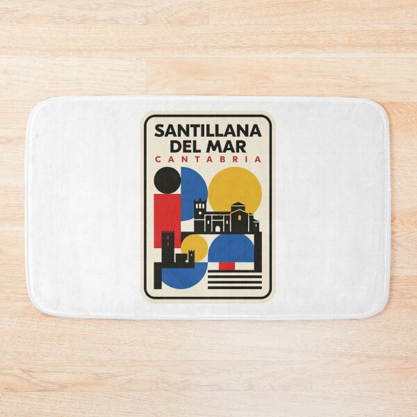 Item preview, Retro Santillana Del Mar Bauhaus Geometric Skyline designed and sold by k3rstman1.