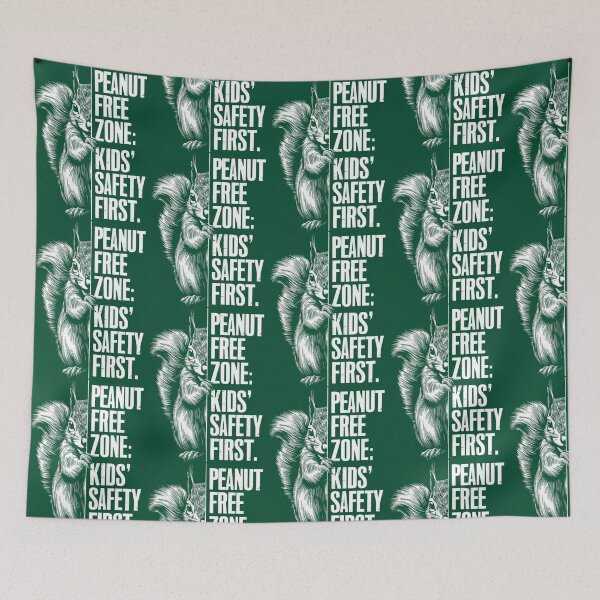 Item preview, Child Allergy Alert Squirrel Artwork designed and sold by StyleyTshirts8.