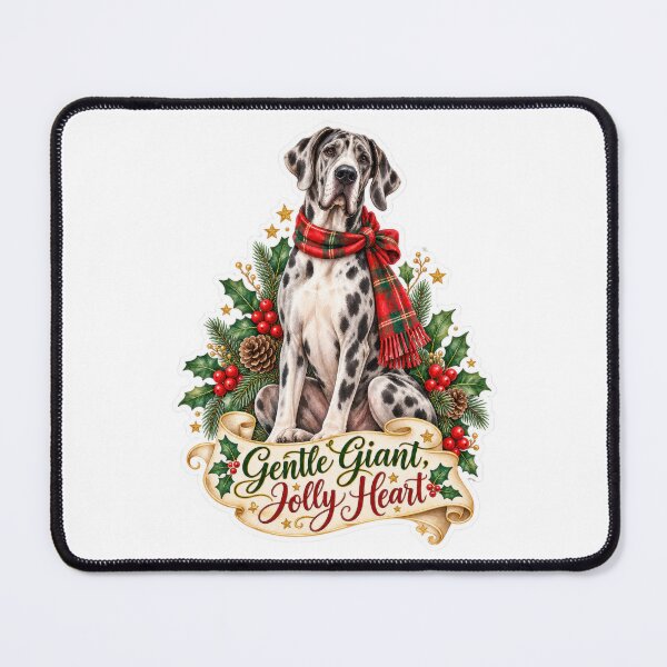 Item preview, Gentle Giant Jolly Heart Great Dane Christmas designed and sold by badburropress.