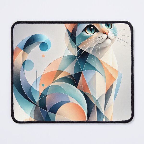 Item preview, Pastel Geometric Cat designed and sold by The-Library.