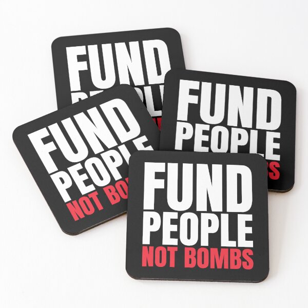 Item preview, Fund People Not Bombs designed and sold by Dondonmart.