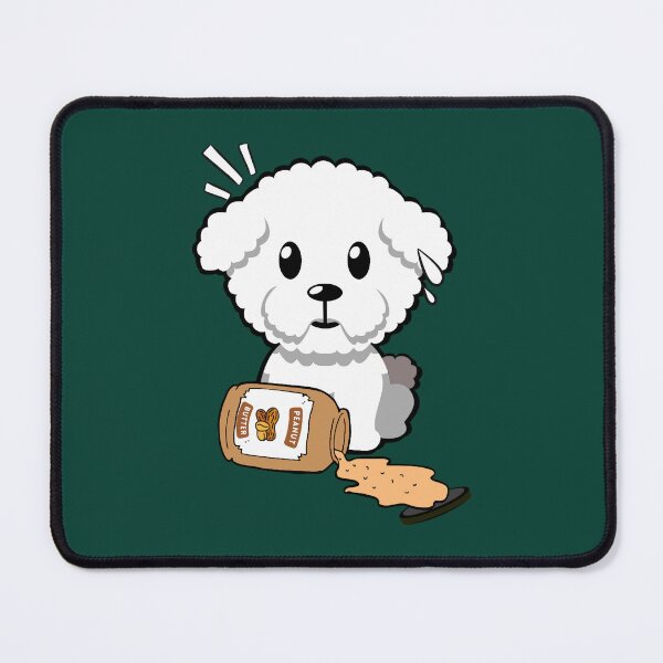 Item preview, Cute Furry Dog spilled a jar of peanut butter Active designed and sold by StyleyTshirts8.