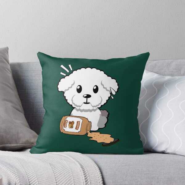 Item preview, Cute Furry Dog spilled a jar of peanut butter Active  designed and sold by StyleyTshirts8.