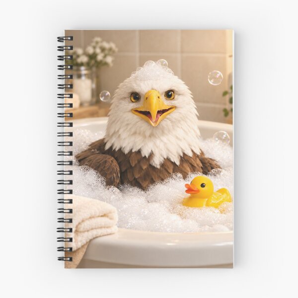 Item preview, Bald Eagle Bathtub Bubble Soak designed and sold by Sillytoe.