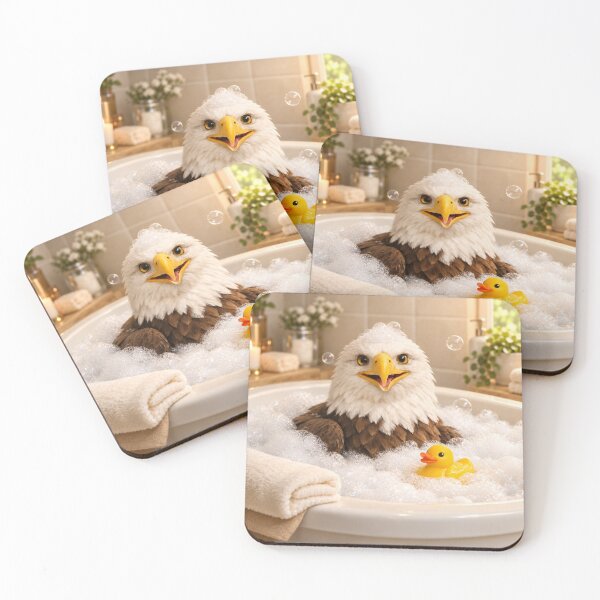 Item preview, Bald Eagle Bathtub Bubble Soak designed and sold by Sillytoe.