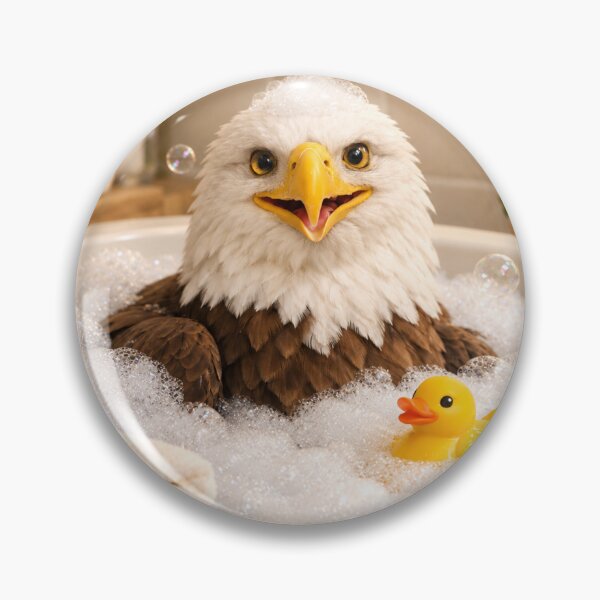 Item preview, Bald Eagle Bathtub Bubble Soak designed and sold by Sillytoe.