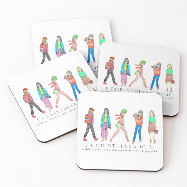 Item preview, Bible art 1 CORINTHIANS 10:31 designed and sold by Boy and Belugee Studio.
