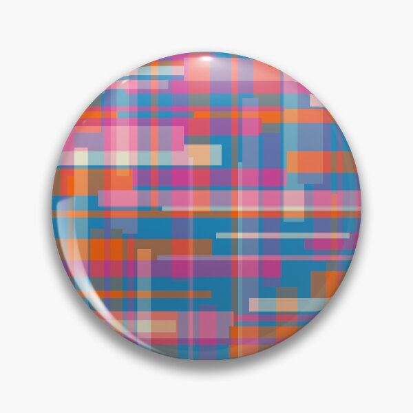 Item preview, Bright and Colorful Geometric Deconstructed Plaid Pattern designed and sold by kierkegaard.