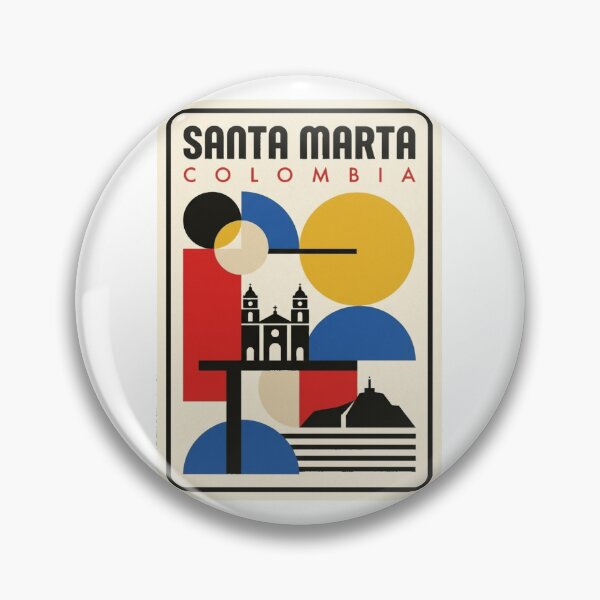 Item preview, Horizonte geométrico retro de Santa Marta estilo Bauhaus designed and sold by k3rstman1.