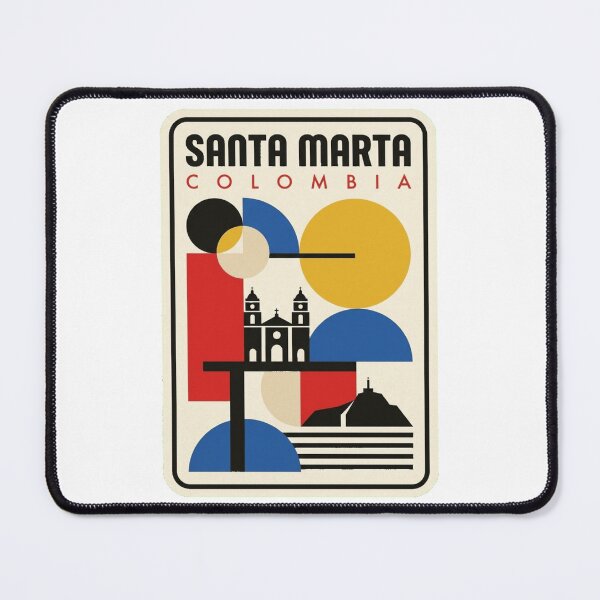 Item preview, Retro Santa Marta Bauhaus Geometric Skyline designed and sold by k3rstman1.