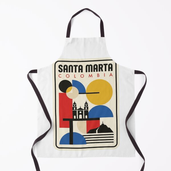 Item preview, Retro Santa Marta Bauhaus Geometric Skyline designed and sold by k3rstman1.