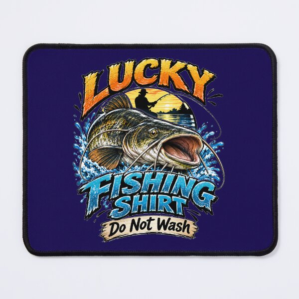 Item preview, Lucky Fishing Shirt Do Not Wash – Funny Fisherman Catfish Humor Art designed and sold by Evelashop.