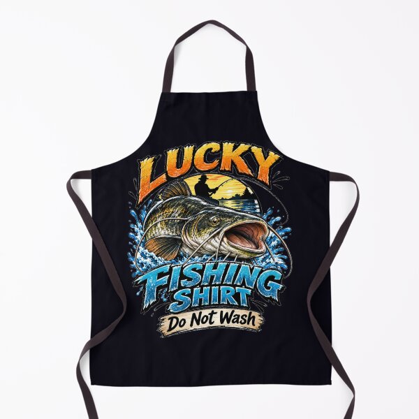 Item preview, Lucky Fishing Shirt Do Not Wash – Funny Fisherman Catfish Humor Art designed and sold by Evelashop.