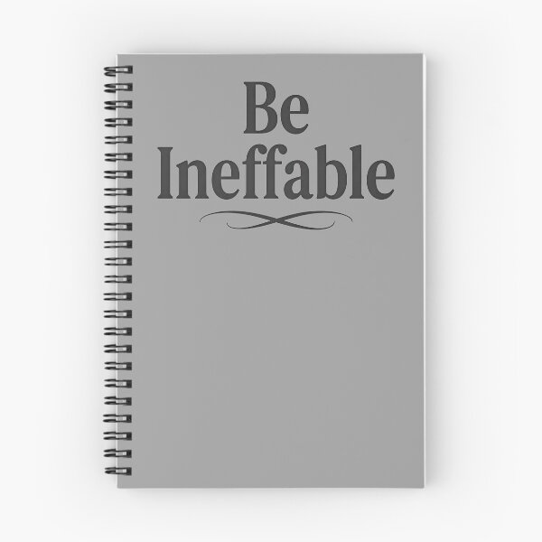 Item preview, Be Ineffable Elegant Typography Quote Inspirational Minimalist Text Art designed and sold by FrozenFits.